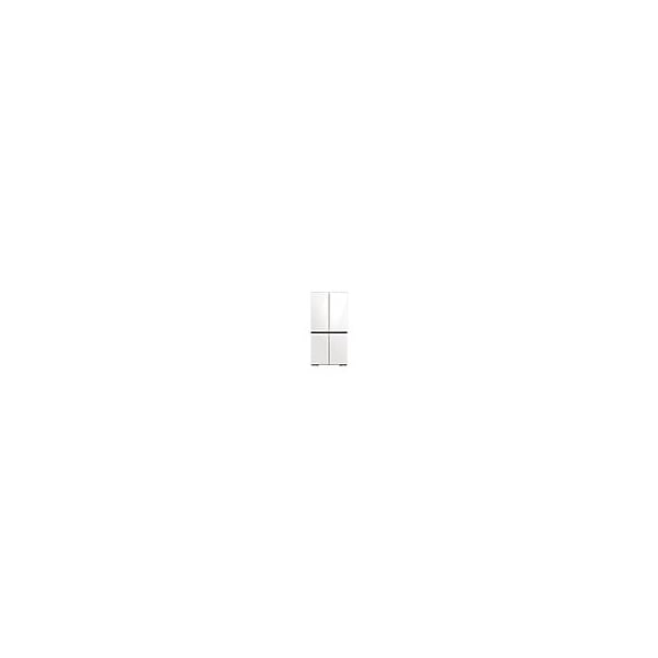Samsung 23 cu. ft. Smart BESPOKE 4-Door Flex Refrigerator in White Glass RF23A967512